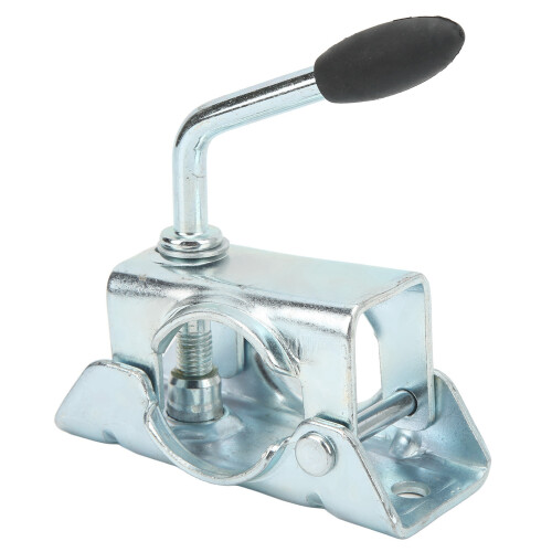 Trailer Jack Wheel Split Clamp Prop Stand Support 2