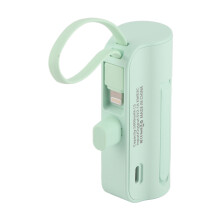 Lightweight 5000mAh Portable Charger with Cable for Travel
