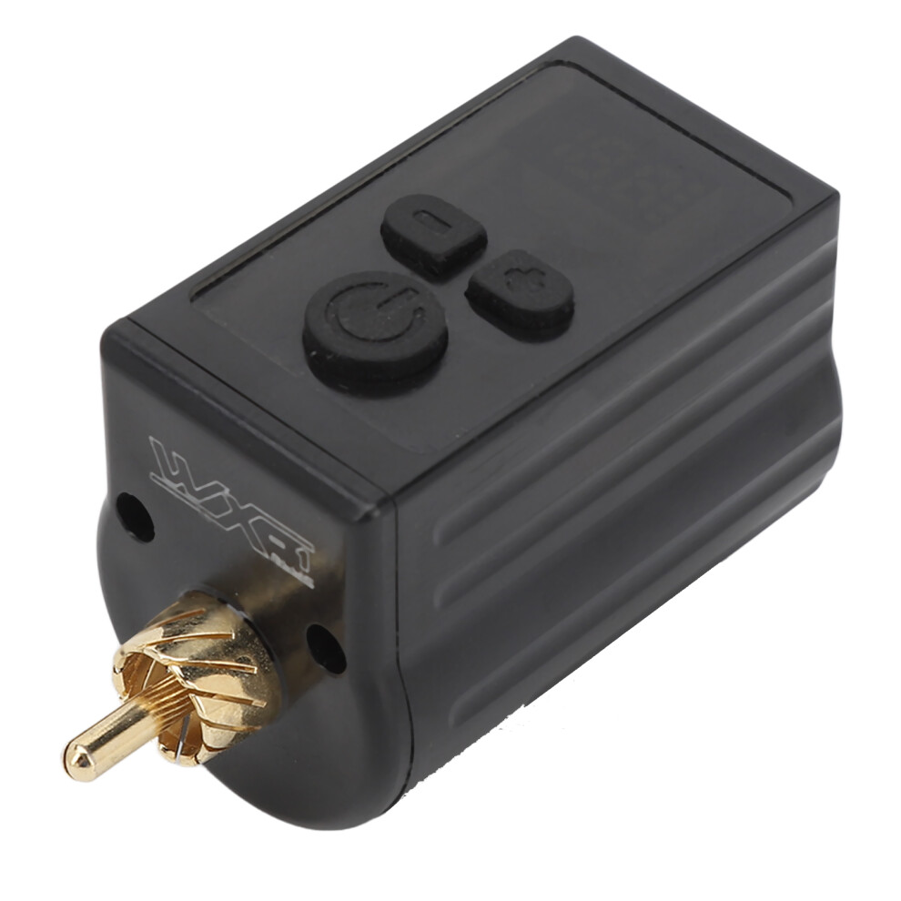 Wireless Tattoo Power Supply 1450mAh RCA Adjustable Voltage 30x35x65mm