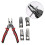 Wire Cutters Steel 5 Replaceable Heads TPR Handle For Leather Plastic Metal 15