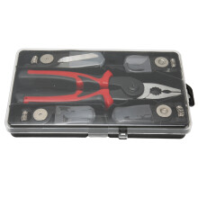 Wire Cutters Steel 5 Replaceable Heads TPR Handle For Leather Plastic Metal