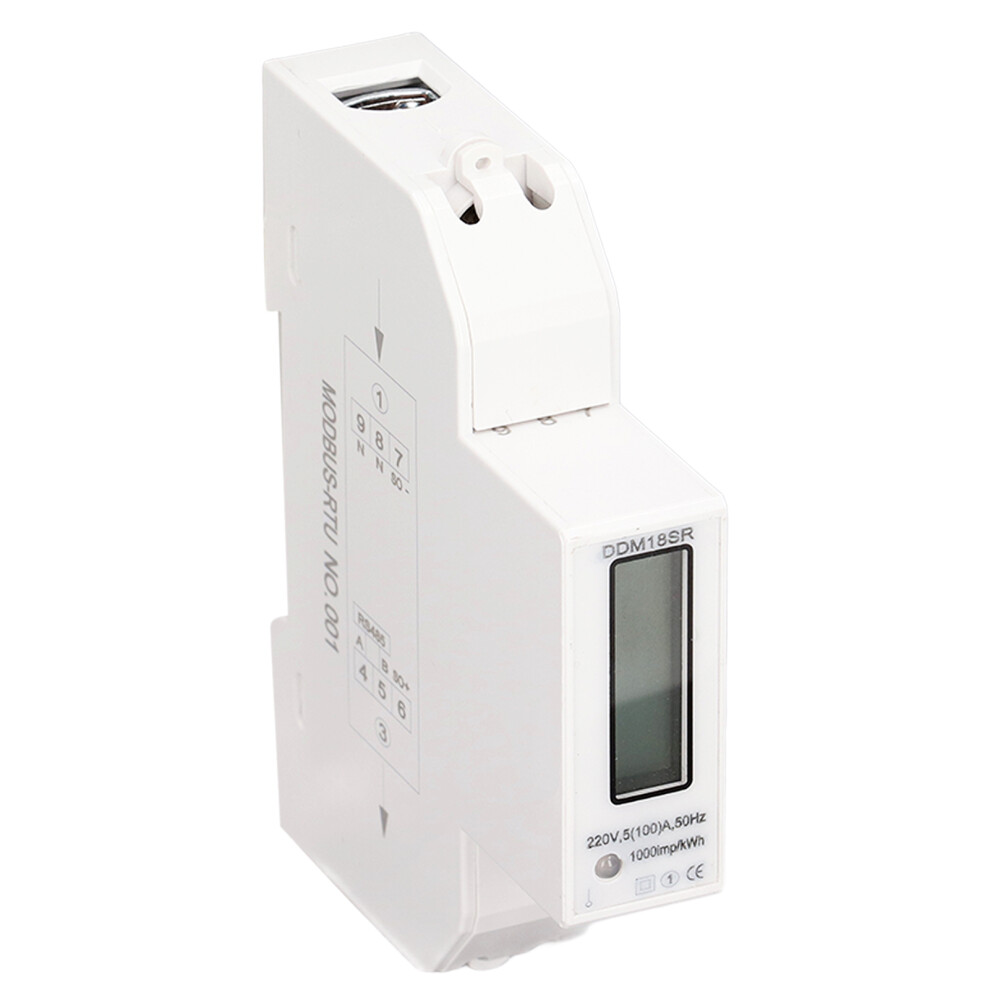 Single Phase Electric Meter Dc220v 5Â100A With Lcd Ip51 Rs485 3511332283759