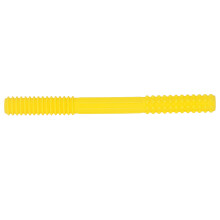 Babysicher Hollow Silikonzahnungstube für Kleinkinder - Gelb, 17,5 cm