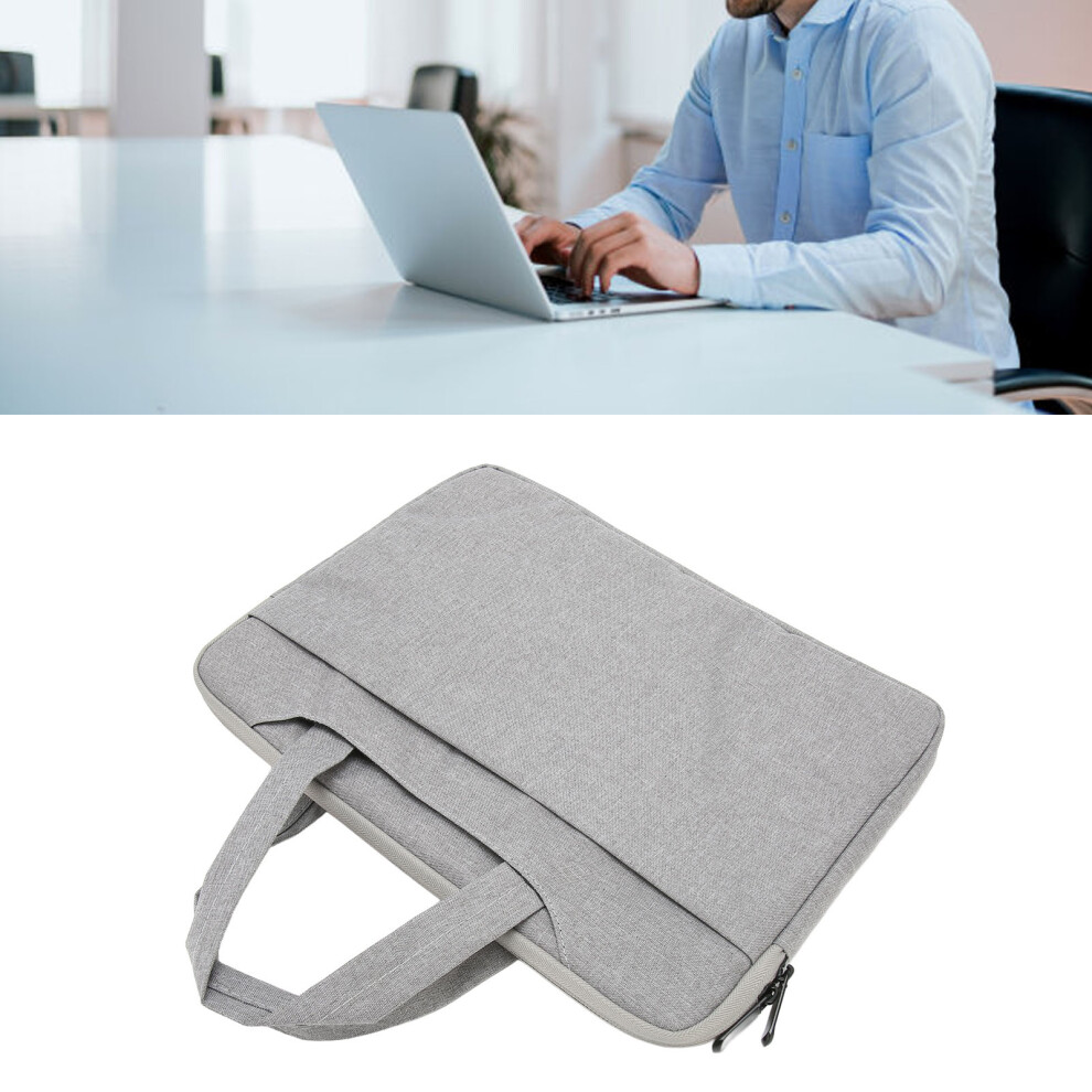 Waterproof Oxford Laptop Sleeve 13-Inch With Double Zipper Light/Gray 8401332288166