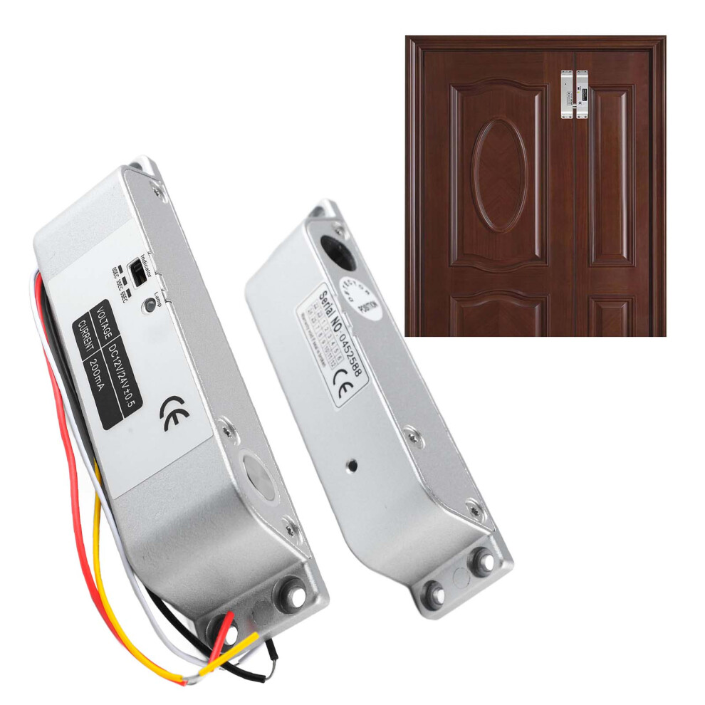 Electric Drop Bolt Lock 12V-24V Aluminum Alloy For Access Control System 8241332289578