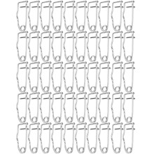 50pcs Metal Safety Needles Pins Brooch Locking Pin