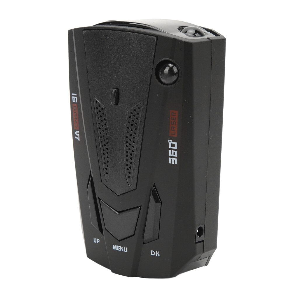 360 Laser Radar Detector With Speed Alert And Memory Function Black 4981332290917