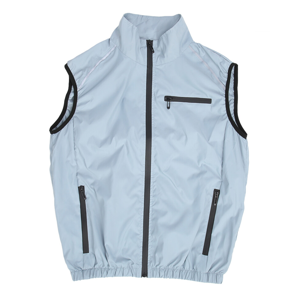 Cooling Vest With 3 Levels, Breathable Air Conditioned Clothes, Gray, L 7891332292675