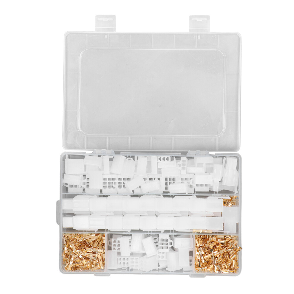 580Pcs Copper Plastic Terminal Connectors Crimp Wire Block For Internal Wiring 4911332294356
