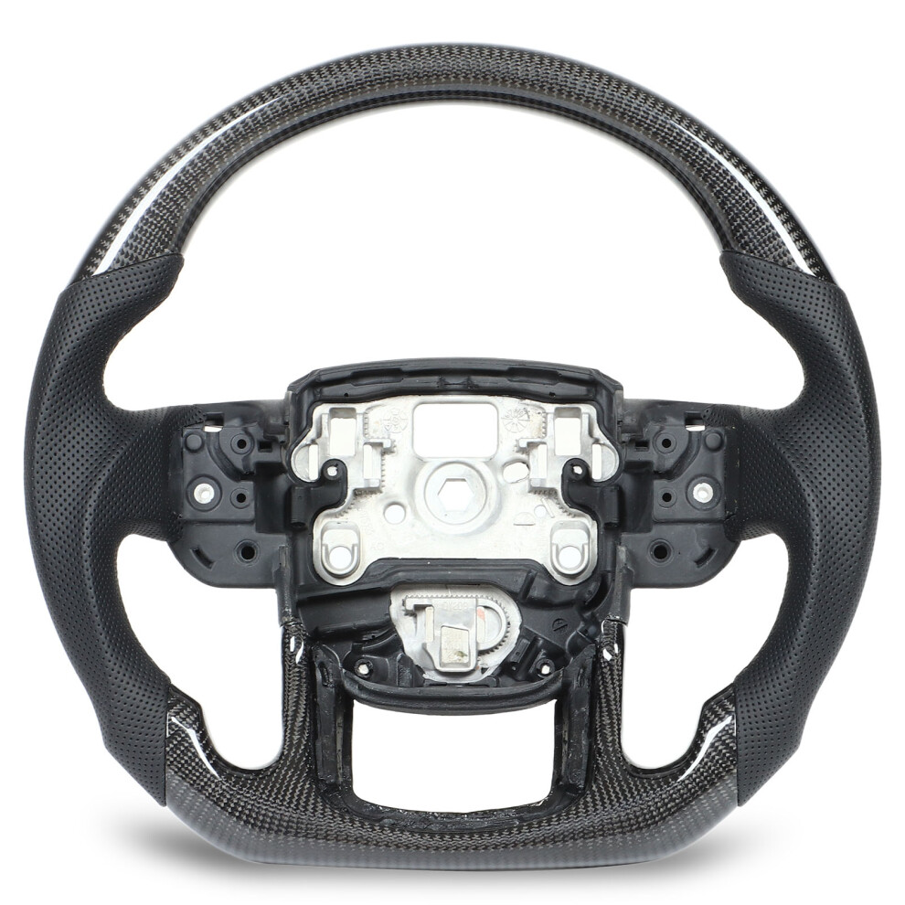 Custom Carbon Fiber Steering Wheel Perforated 9121376191657