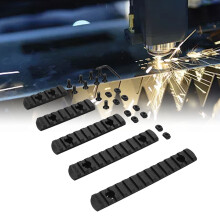 5PCS Nylon Picatinny Rail Sections for Lasers, Lamps & Optics (65-145cm)