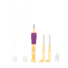 Embroidery Felting Needle Punch Pen with 2 Spring