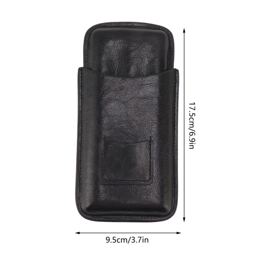 Zigarrenetui 3-Zigarren-Humidor 17,59,5 cm Schwarz 1