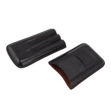Zigarrenetui 3-Zigarren-Humidor 17,59,5 cm Schwarz