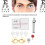 9PCS Eye Testing Tool ABS Double Holder AC/A Phoria Strabismus Analyzer 3