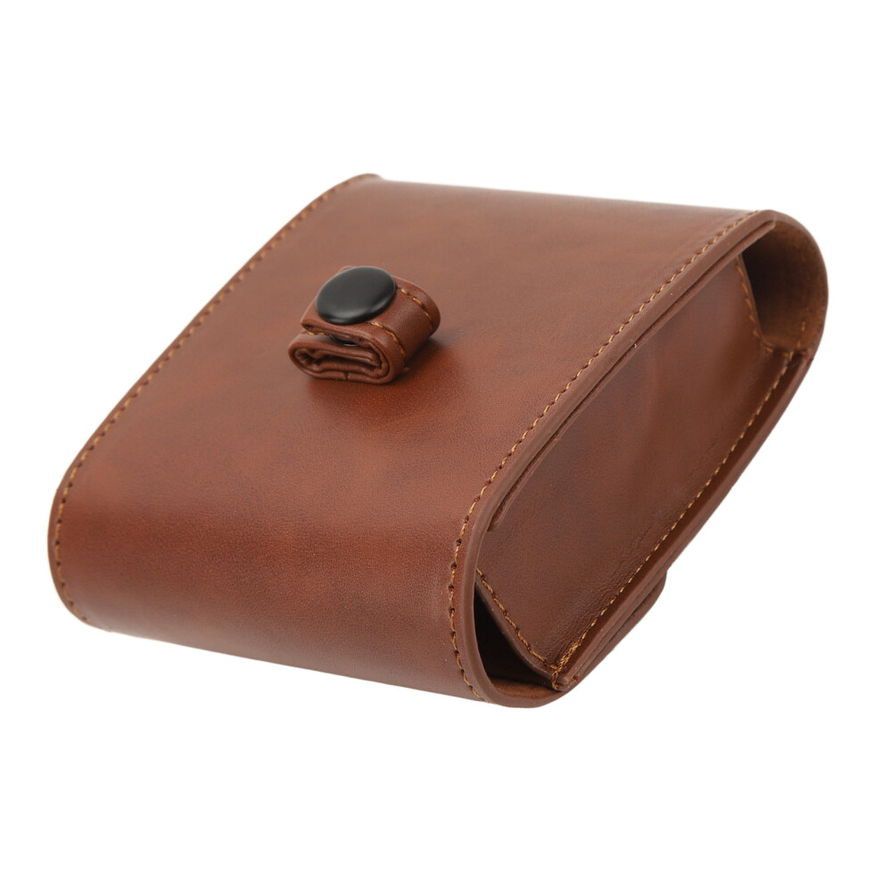 Pu Leather Camera Film Holder Pouch For Sq10 Mini Camera Portable Storage Brown 6901332303484
