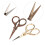 2Pcs Vintage Crane Shaped Stainless Steel Scissors 13