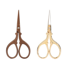2Pcs Vintage Crane Shaped Stainless Steel Scissors