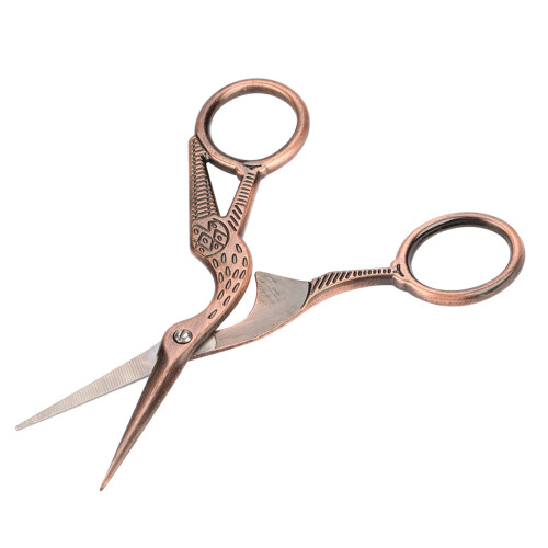 Vintage Stainless Steel Scissors Eyebrows Hair 1