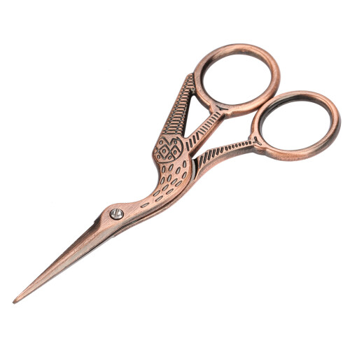 Vintage Stainless Steel Scissors Eyebrows Hair 2
