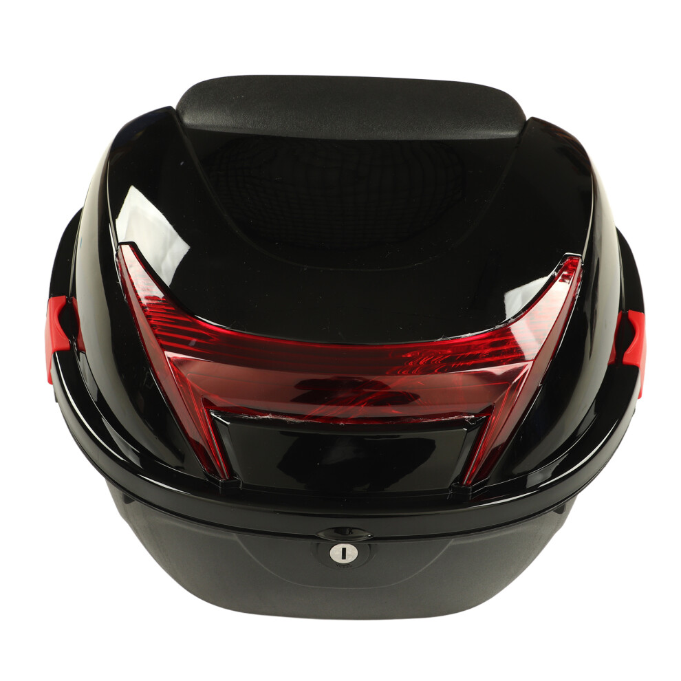 Motorcycle Rear Top Box Motorbike Tail Trunk Black 9121376193187