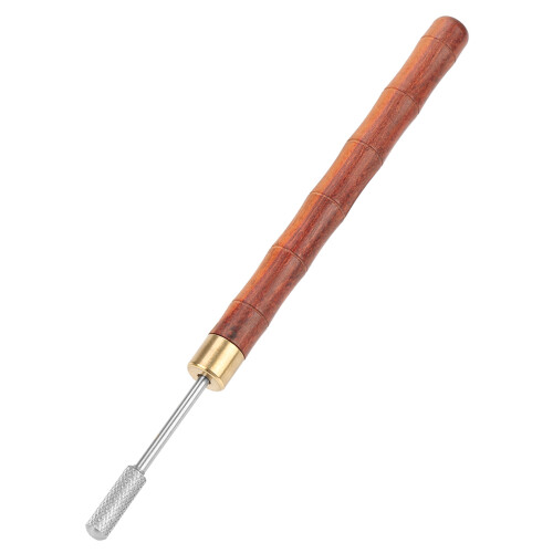 Sandalwood Handle Stainless Steel Top Edge Dye 1