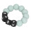 hellgrünes Baby-Silikon-Perlen-Beißarmband 16