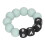 hellgrünes Baby-Silikon-Perlen-Beißarmband 14