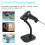 HS10 USB Barcodescanner 165x70x90mm ABS Schwarz 6