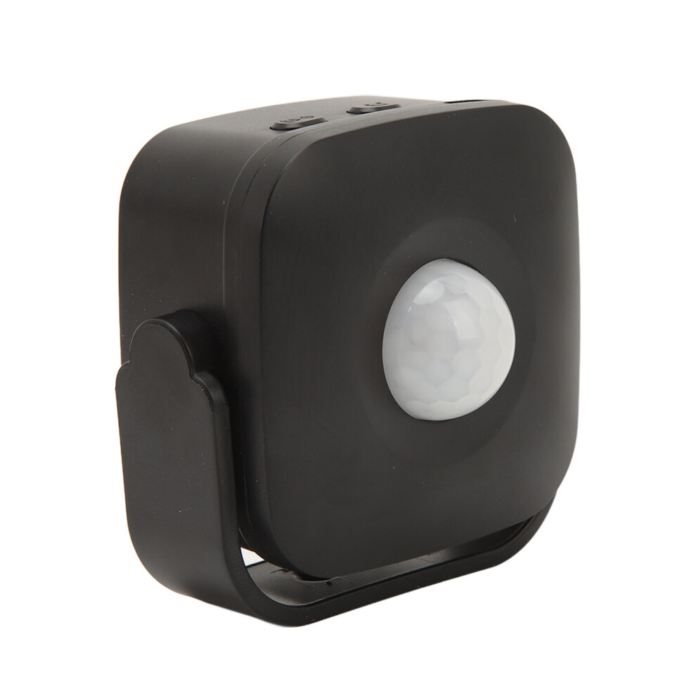 Black Infrared Motion Sensor Doorbell With Audible Alarm & Detector For Store 5091332307023