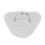 6er-Set PVC-D-Ring Patch Elastikseil Grau 9,3 oz 10