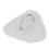 6er-Set PVC-D-Ring Patch Elastikseil Grau 9,3 oz 8