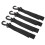 4 Stück verstellbare Nylon-Paddelclips 1