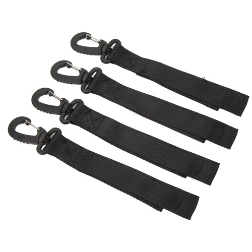 4 Stück verstellbare Nylon-Paddelclips