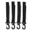 4 Stück verstellbare Nylon-Paddelclips 2