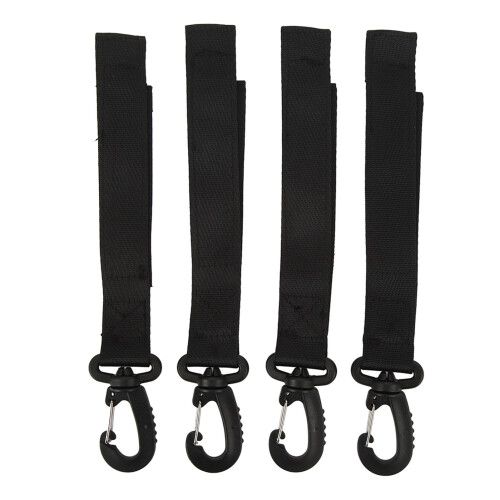 4 Stück verstellbare Nylon-Paddelclips 1