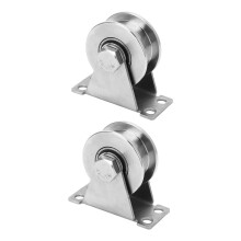 2 Stück Edelstahl-Riemenscheibe 100 kg 68x30 mm
