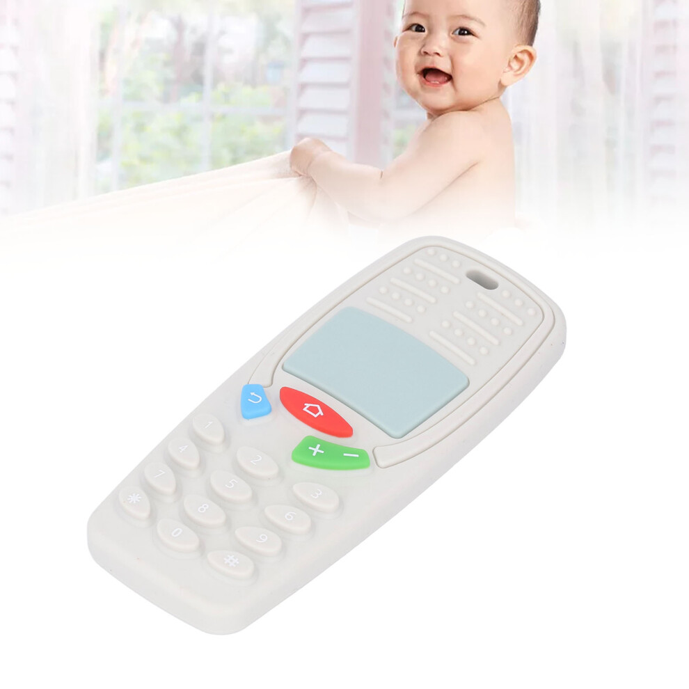 Baby Silicone Teething Toy, 11.6x5x1cm, Cute Mobile Phone Shape
