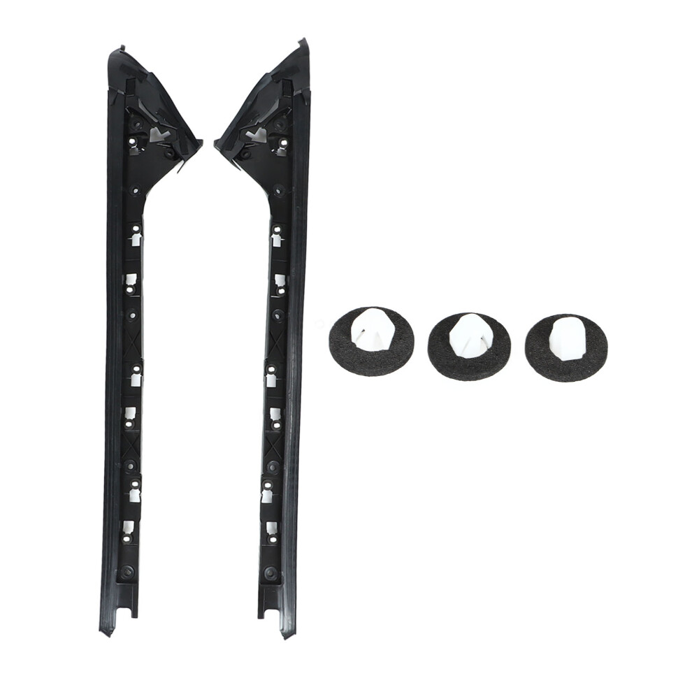 Pair Front Windshield A Pillar Inner Molding Trim 9121376194030
