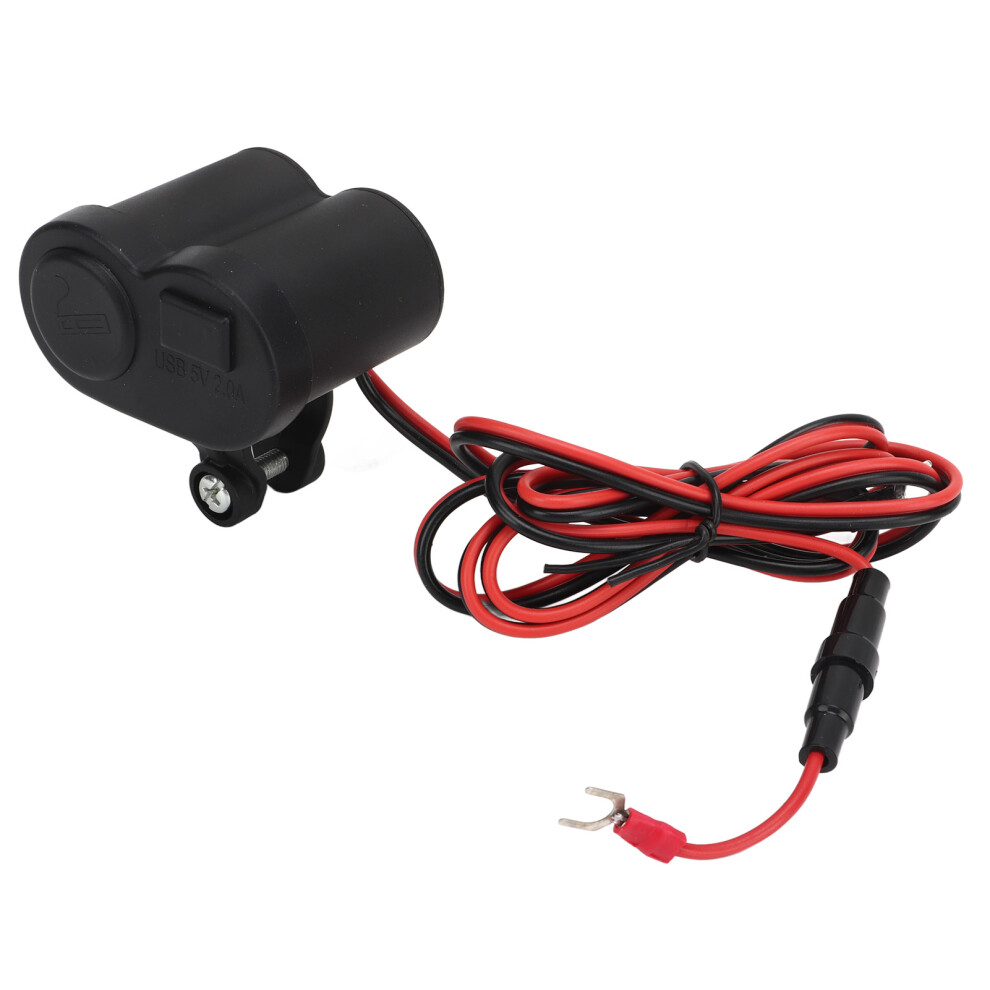 Universal Waterproof 12V-45V Motorcycle Usb Cigarette Lighter Socket 55X30x46mm 7641332310325