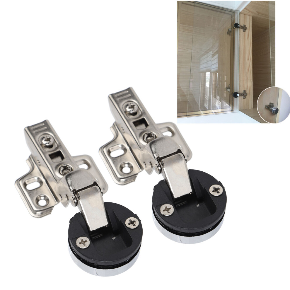 Hydraulic Damping 35Mm Glass Door Hinges Quiet Close 2Set 9341332310612