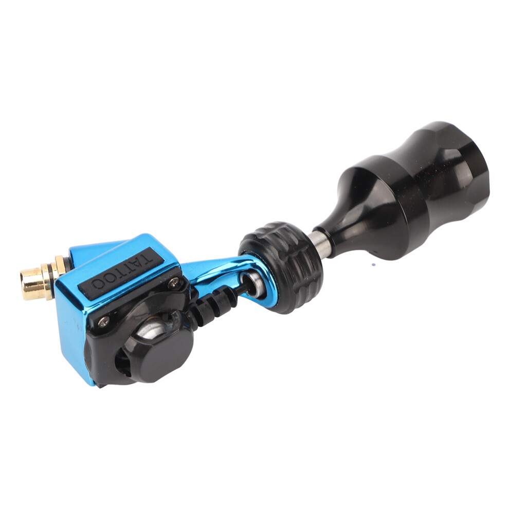 Blue Rotary Tattoo Pen 5Â10V Adjustable 5Mm Stroke Aluminum 13X3cm