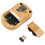 Sustainable Bamboo Wood Wireless Keyboard and Mouse Combo Gift Ready 11