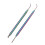 Colorful Stainless Steel Lash Applicator with Comb 2pcs Set 13
