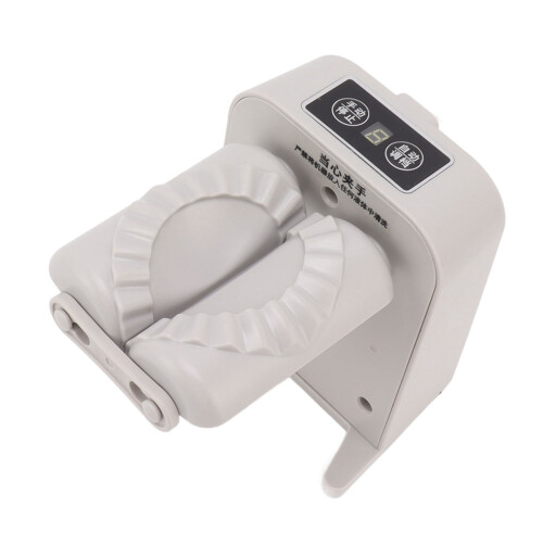 Electric Dumpling Maker Machine Automatic Dumpling Skin Press Compact & White