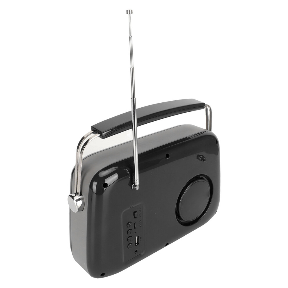 Retro Bluetooth Radio Speaker 5W, 1500Mah, 233X194x88mm, Black 9351332314893