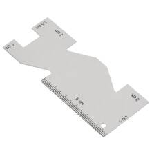 1Pcs Metal Measuring Gauge Quilting Ruler Sewing