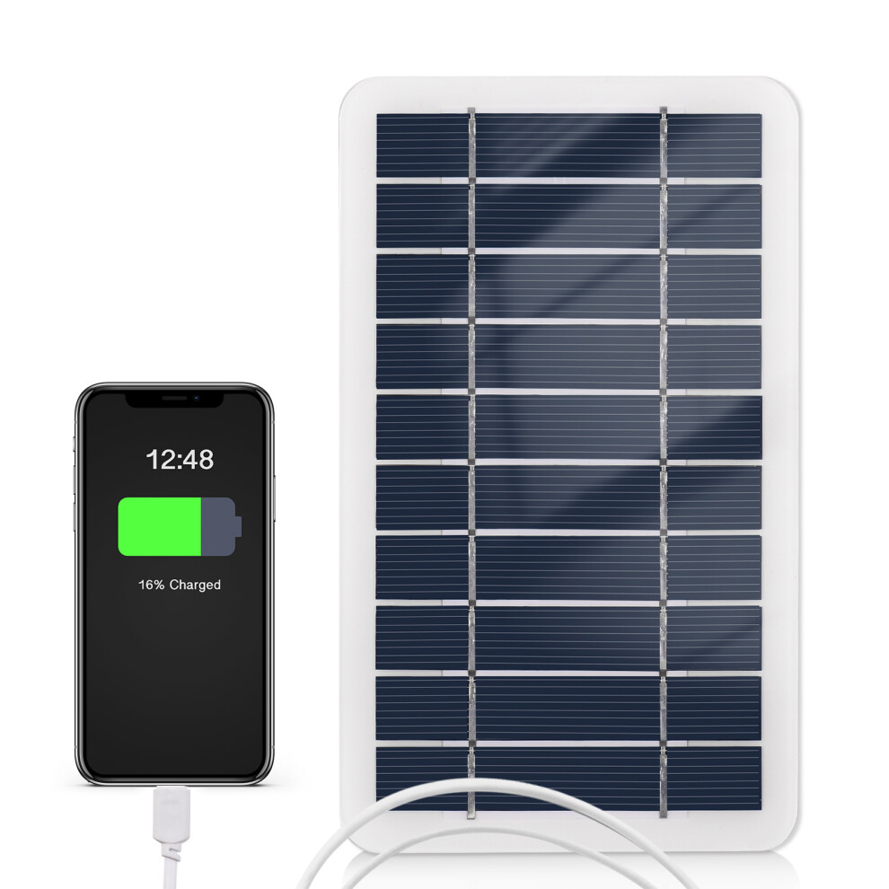 5V 2W Solar Charger For Mobiles Mini Leds Usb Plug 16X9.5cm 4651332318026