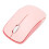 Wireless Retro Pink Keyboard Mouse Combo 68 Keycaps 3 DPI Adjust 12