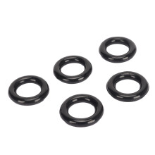 25 Stück Spulenwickler Gummi-Reifenring 24/37 mm Schwarz